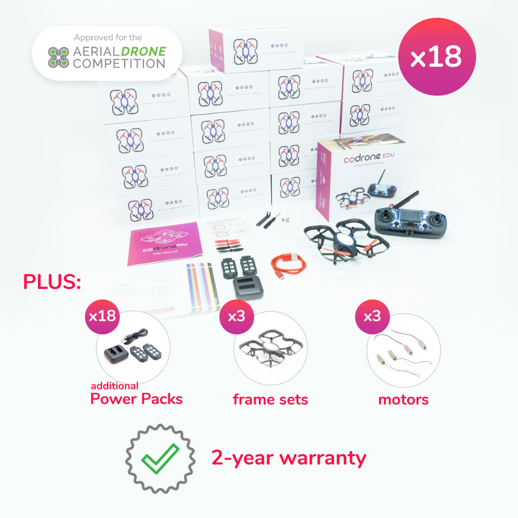 CoDrone EDU - Classroom - 18 Pack