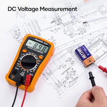 Digital Multimeter Voltage Tester, Assark 2000 Counts Multimeter Measure AC DC Voltage DC Current, Meter Tester Test Volt Ohm Amp Diode Continuity,Resistance,Backlit LCD Display,Data Hold Function