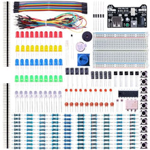 ELEGOO Electronic Fun Kit Bundle with Breadboard Cable Resistor, Capacitor, LED, Potentiometer total 235 Items for Arduino