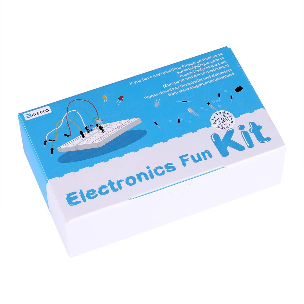 ELEGOO Electronic Fun Kit Bundle with Breadboard, 235 Items for Arduino