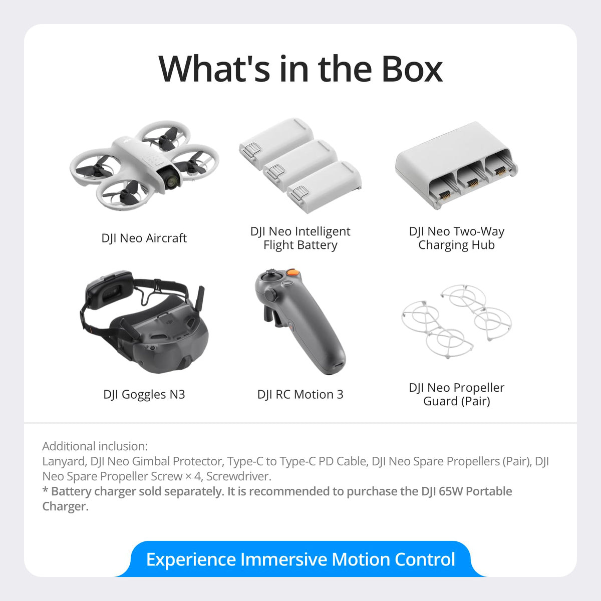 DJI Neo Three-Battery Combo, Mini Drone With 4K UHD Camera for Adults