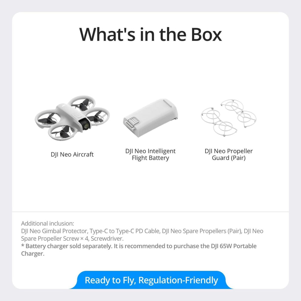 DJI Neo Three-Battery Combo, Mini Drone With 4K UHD Camera for Adults