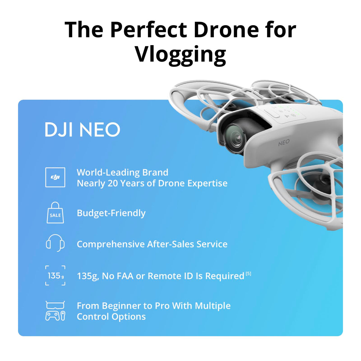 DJI Neo Three-Battery Combo, Mini Drone With 4K UHD Camera for Adults