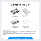 DJI Neo Three-Battery Combo, Mini Drone With 4K UHD Camera for Adults