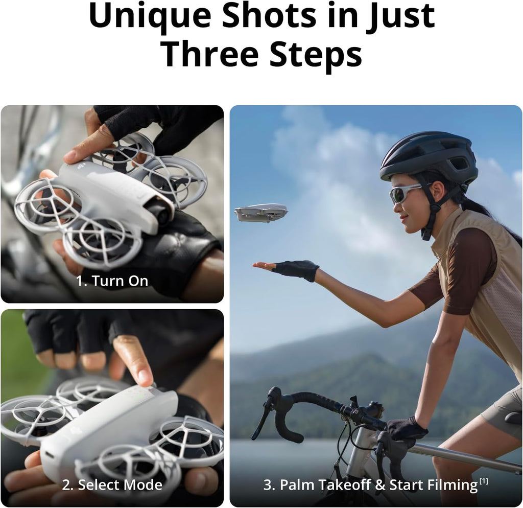 DJI Neo Three-Battery Combo, Mini Drone With 4K UHD Camera for Adults