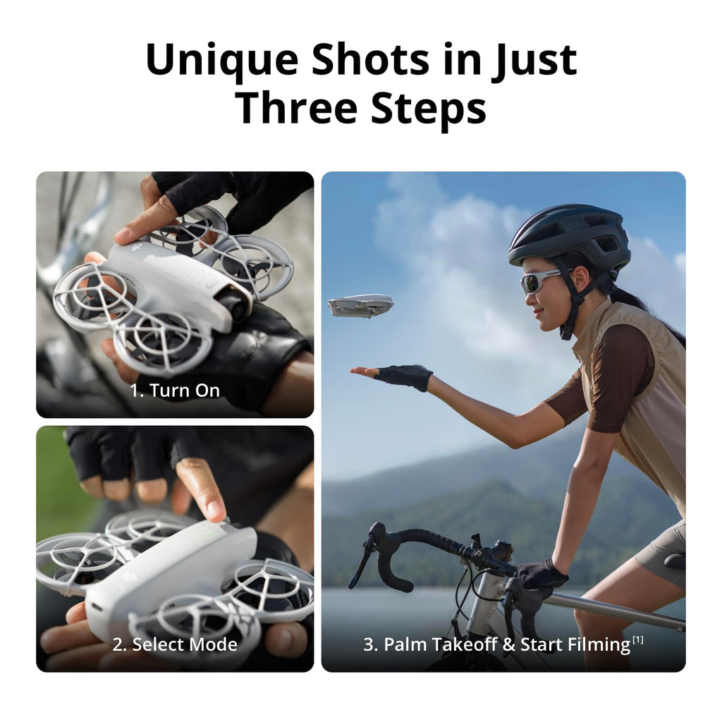 DJI Neo Three-Battery Combo, Mini Drone With 4K UHD Camera for Adults
