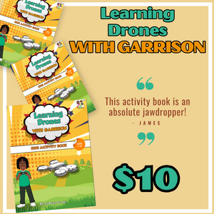 PRE-ORDER - Learning Drones with Garrison - Activity Book