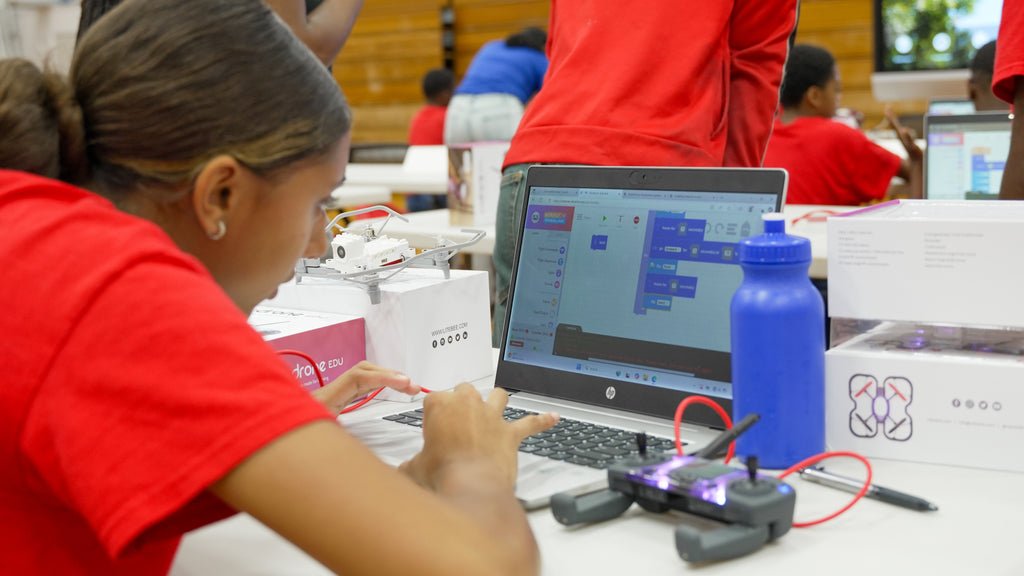 AeroCode: Block Coding with Drones