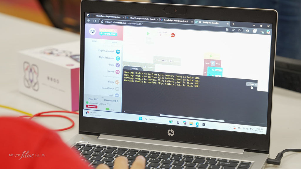 AeroCamp Extreme - Fly & Code Drones with Blockly & Python - Weeklong Summer Camp (FULL DAYS)