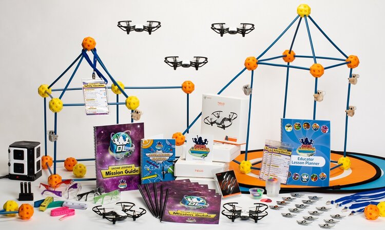 Drone Legends - STEM Fundamentals Curriculum and Class Materials (with drones)