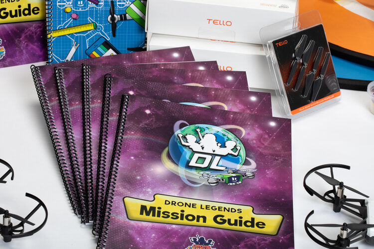 Drone Legends - STEM Fundamentals Curriculum and Class Materials (with drones)